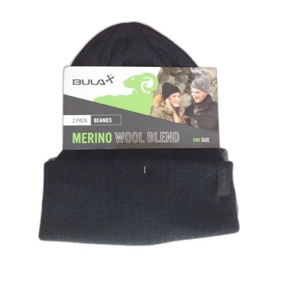 Bula Merino Wool Blend 2 Pack Beanies